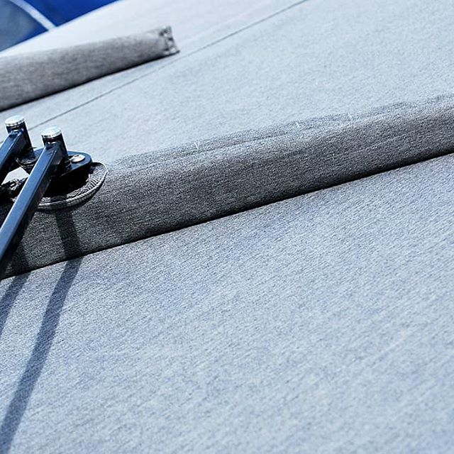  Attention to details. Frey create & manufacture grey protective covers in premium marine fabric for yacht windshield wipers.