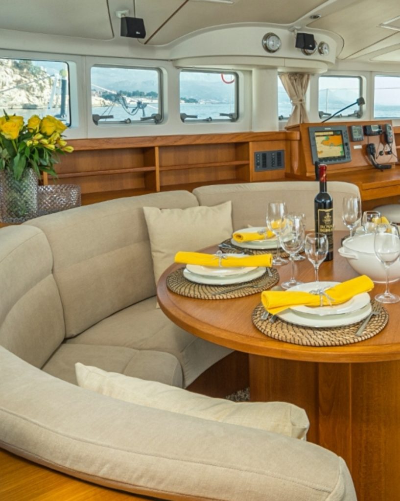 yacht interior upholstery